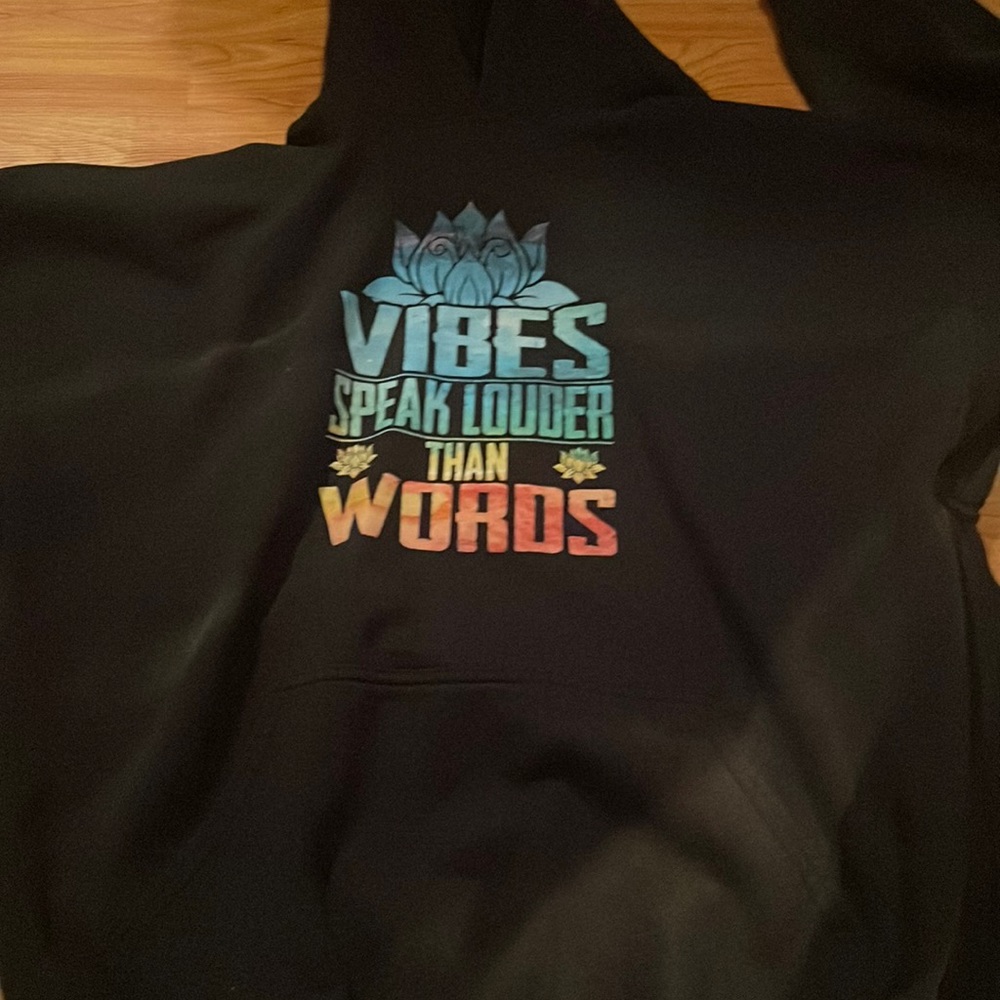 black hoodie!!
